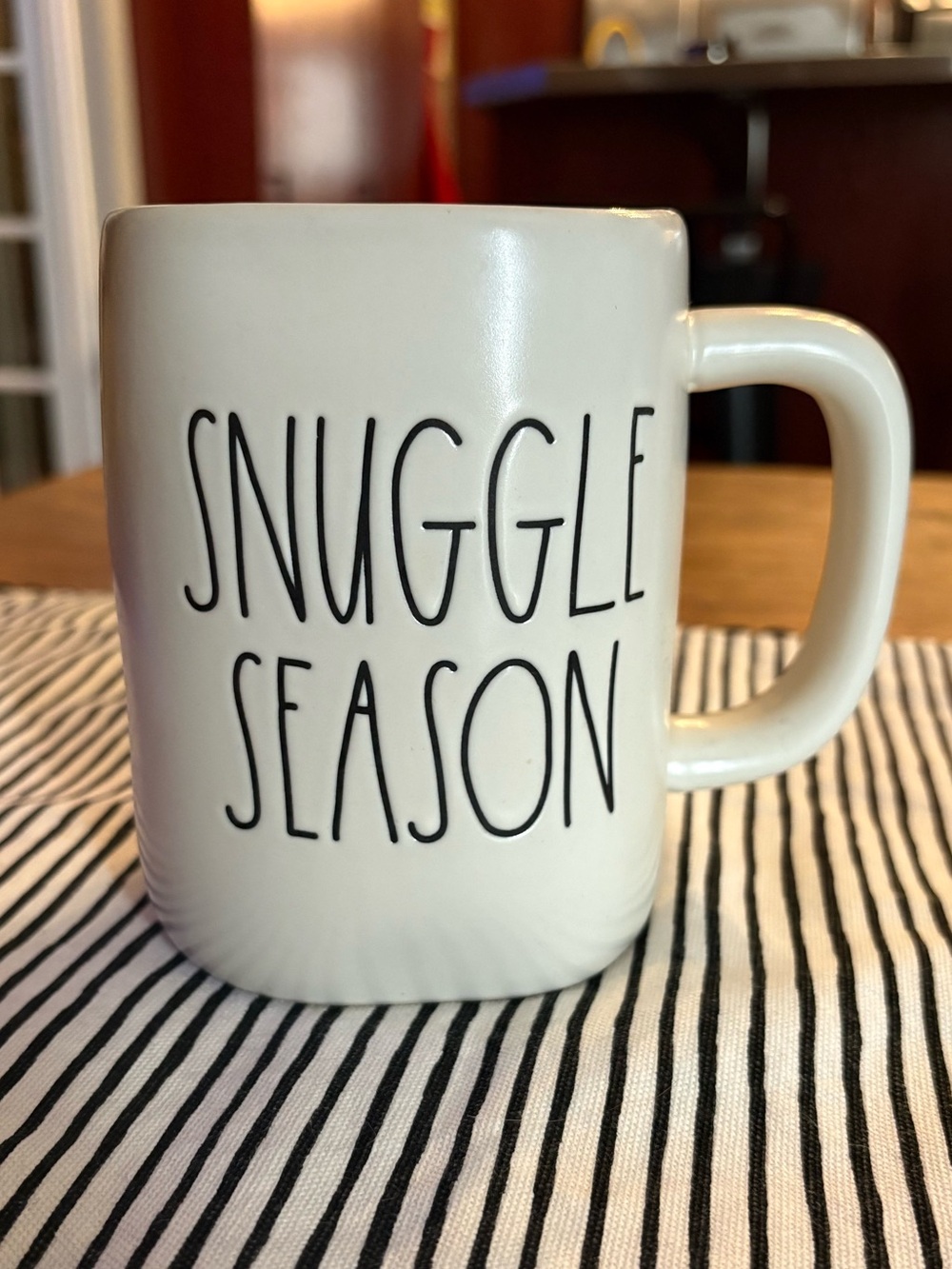 Mugs BOGO 50% // RAE DUNN “Snuggle Season” Maroon Lined Mug